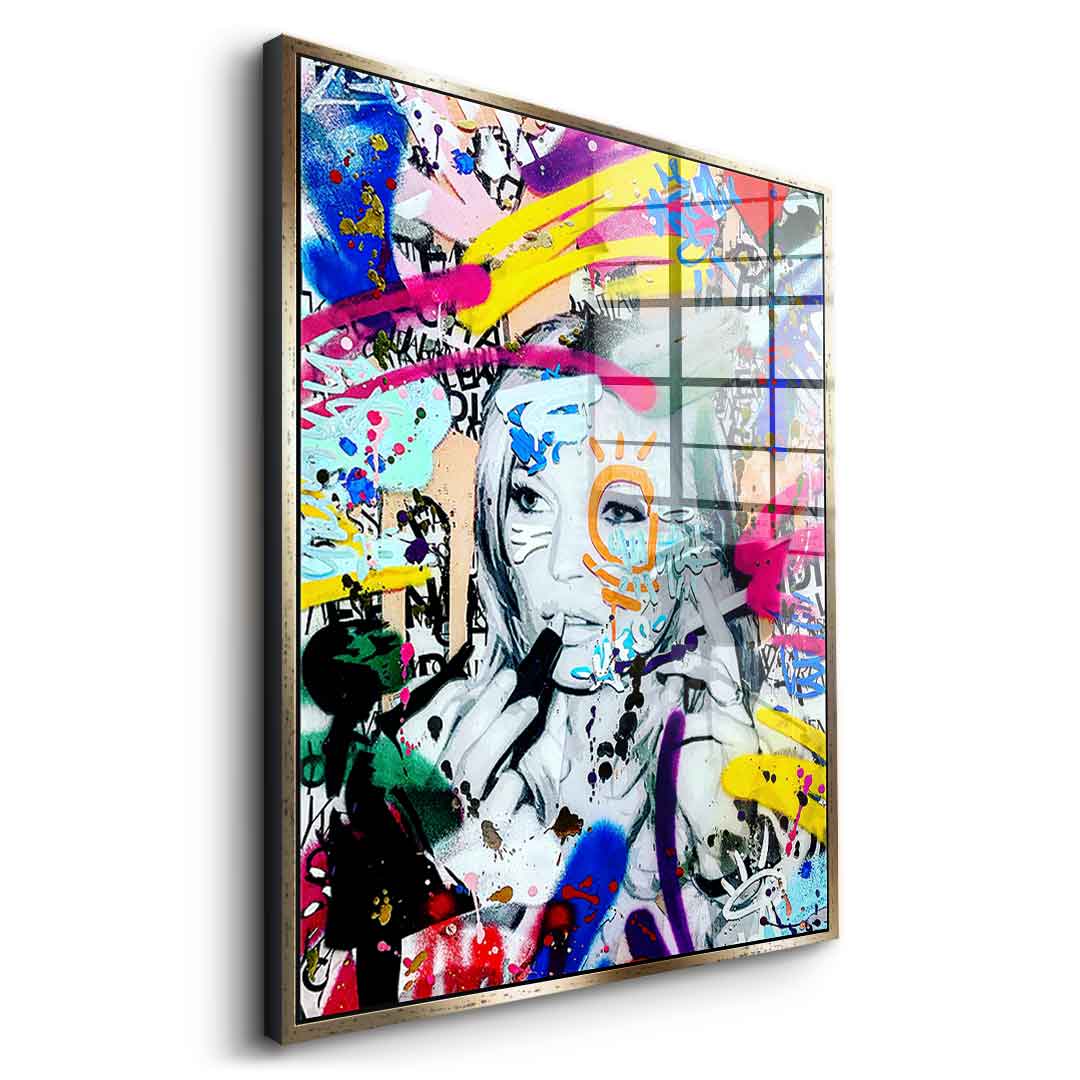 KATE BRAND GRAFFITI - acrylic glass