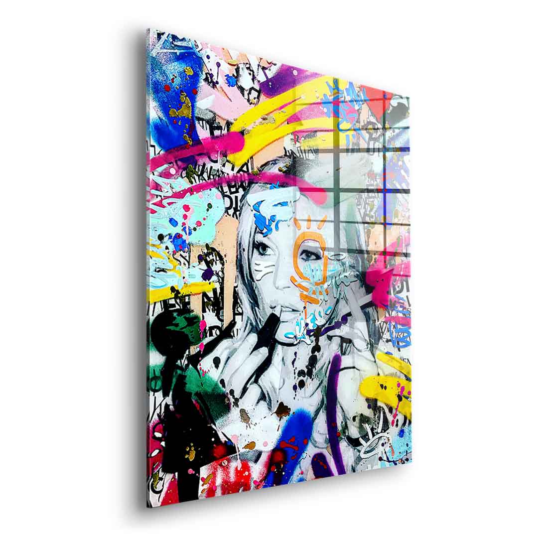 KATE BRAND GRAFFITI - acrylic glass