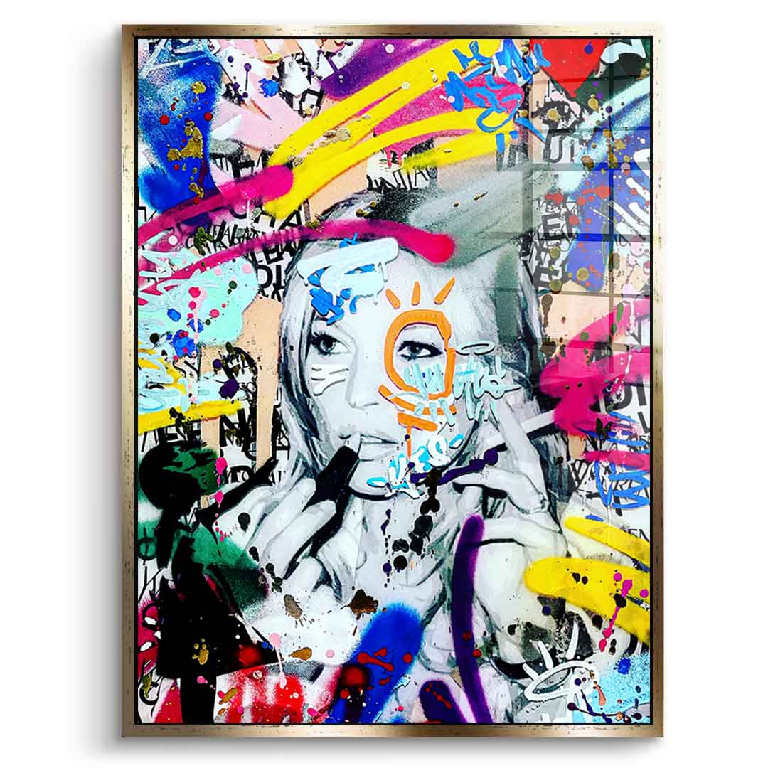 KATE BRAND GRAFFITI - acrylic glass