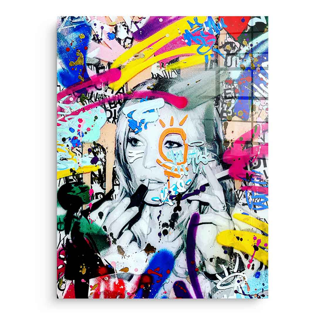 KATE BRAND GRAFFITI - acrylic glass