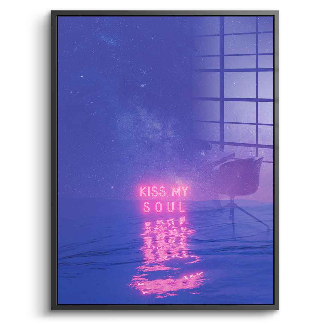 Kiss My Soul - acrylic glass