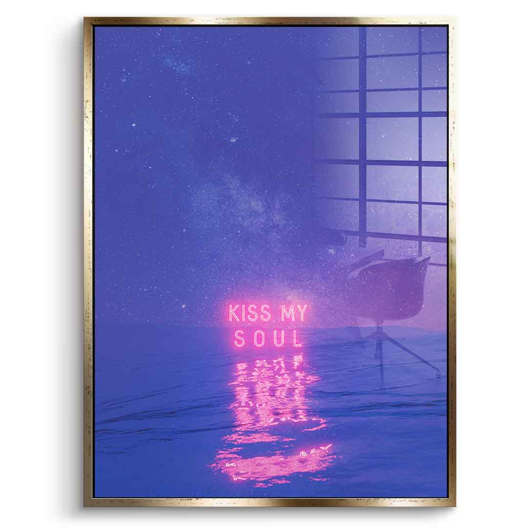 Kiss My Soul - acrylic glass