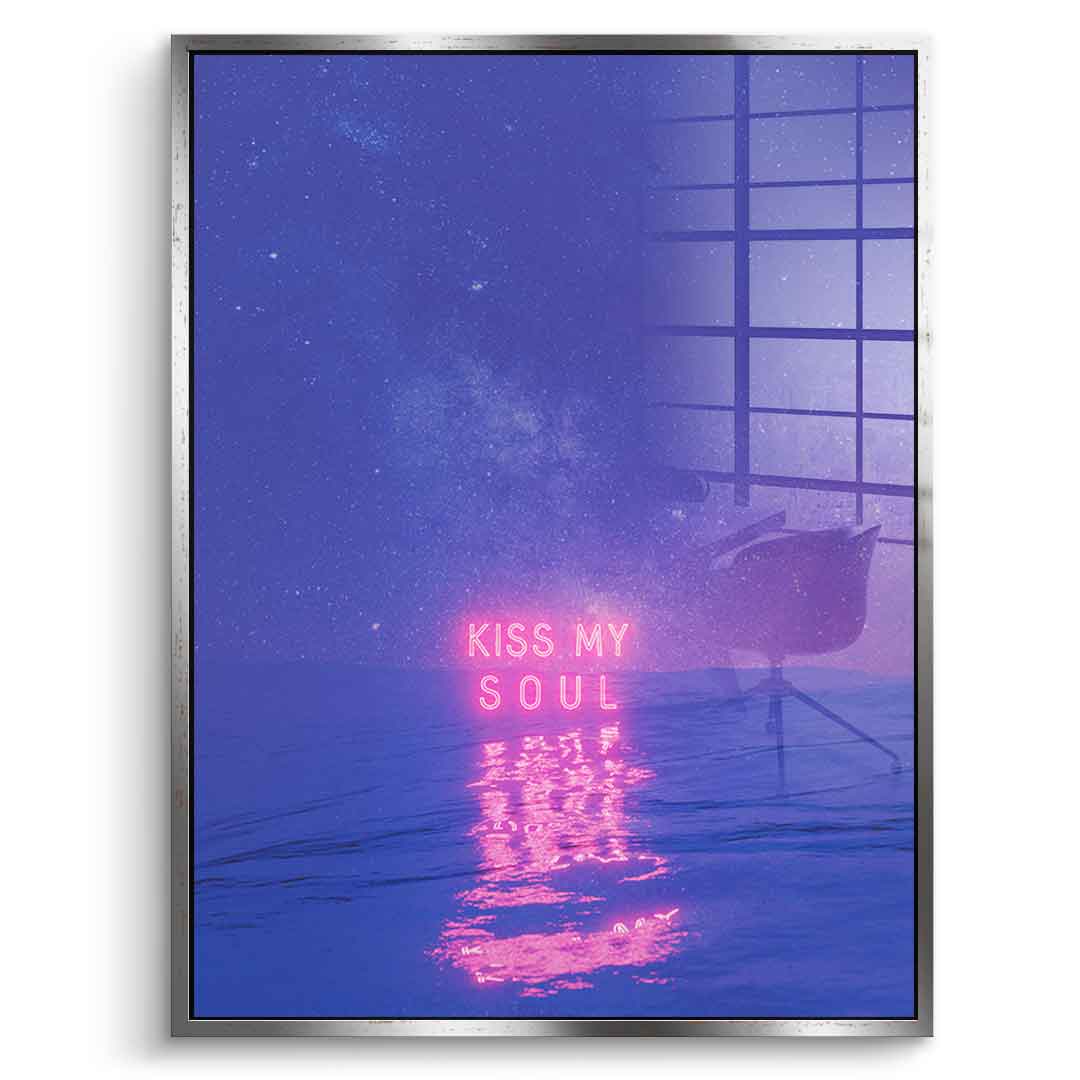 Kiss My Soul - acrylic glass