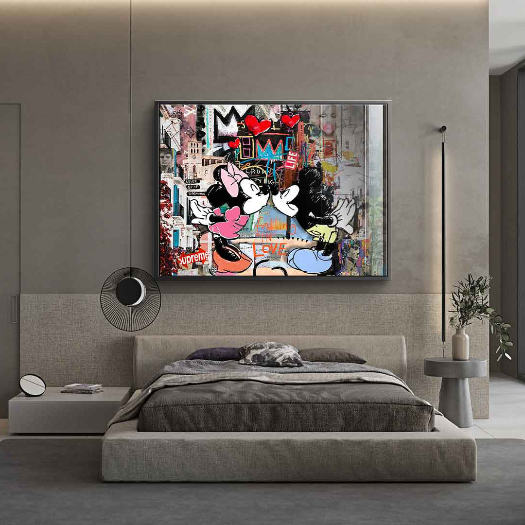 Kiss in Ibiza - acrylic glass