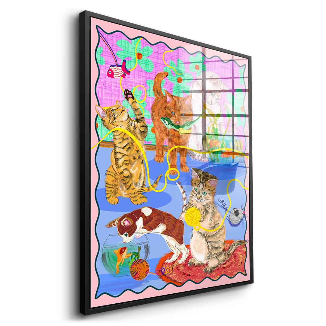 Kitten Playground - acrylic glass