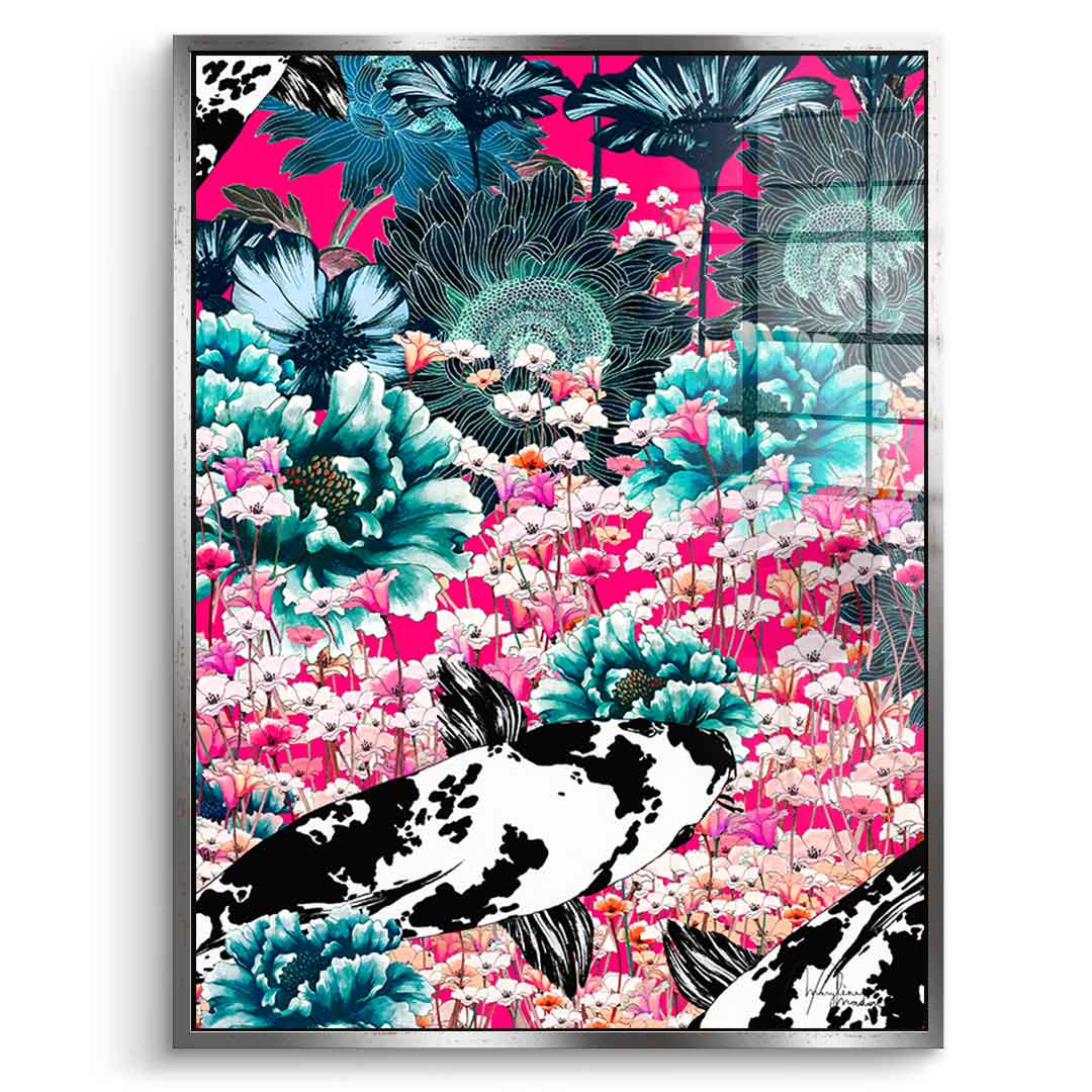 Koi Japan Sun - acrylic glass