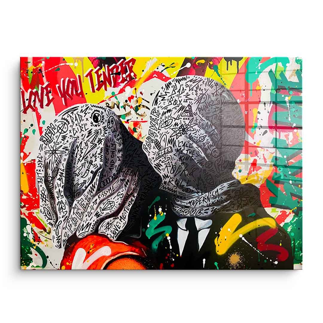 LES AMANTS DE LA RUE - acrylic glass