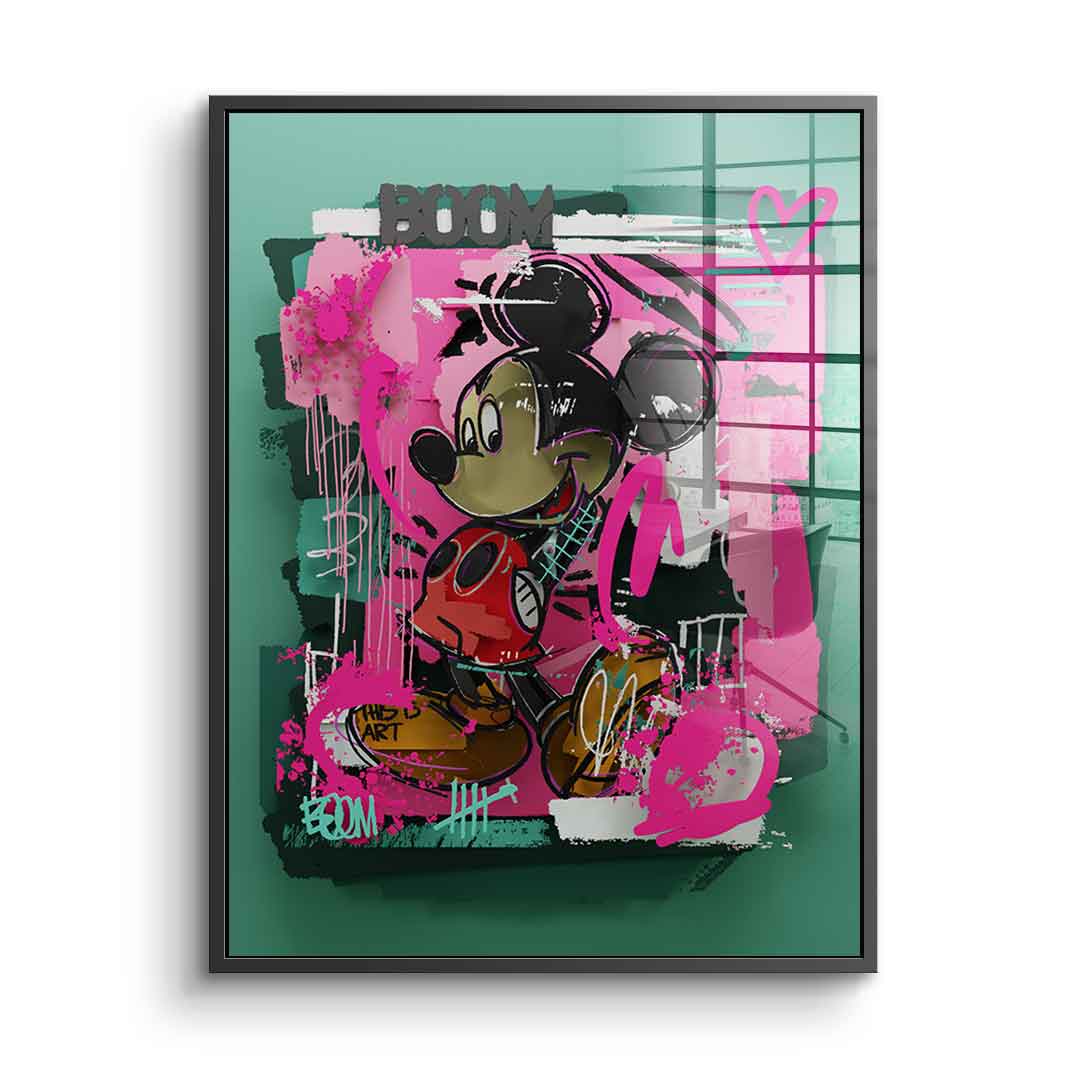 Layer Mickey - acrylic glass