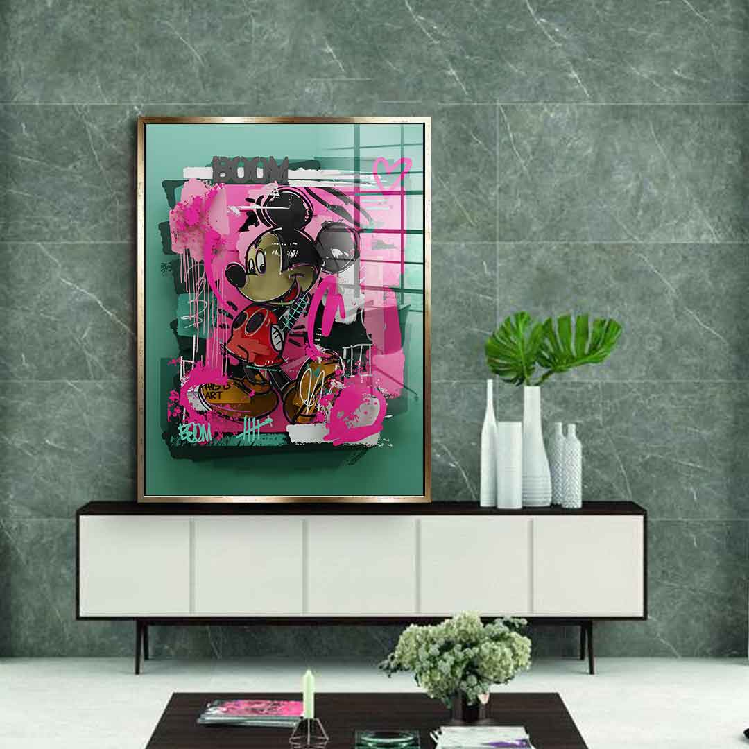 Layer Mickey - acrylic glass