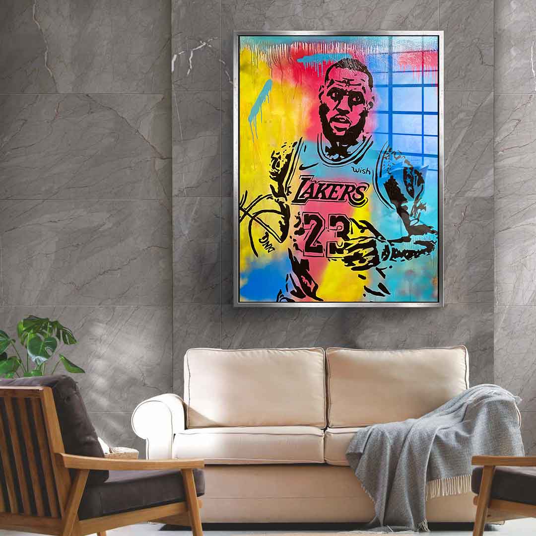 LeBron James - acrylic glass