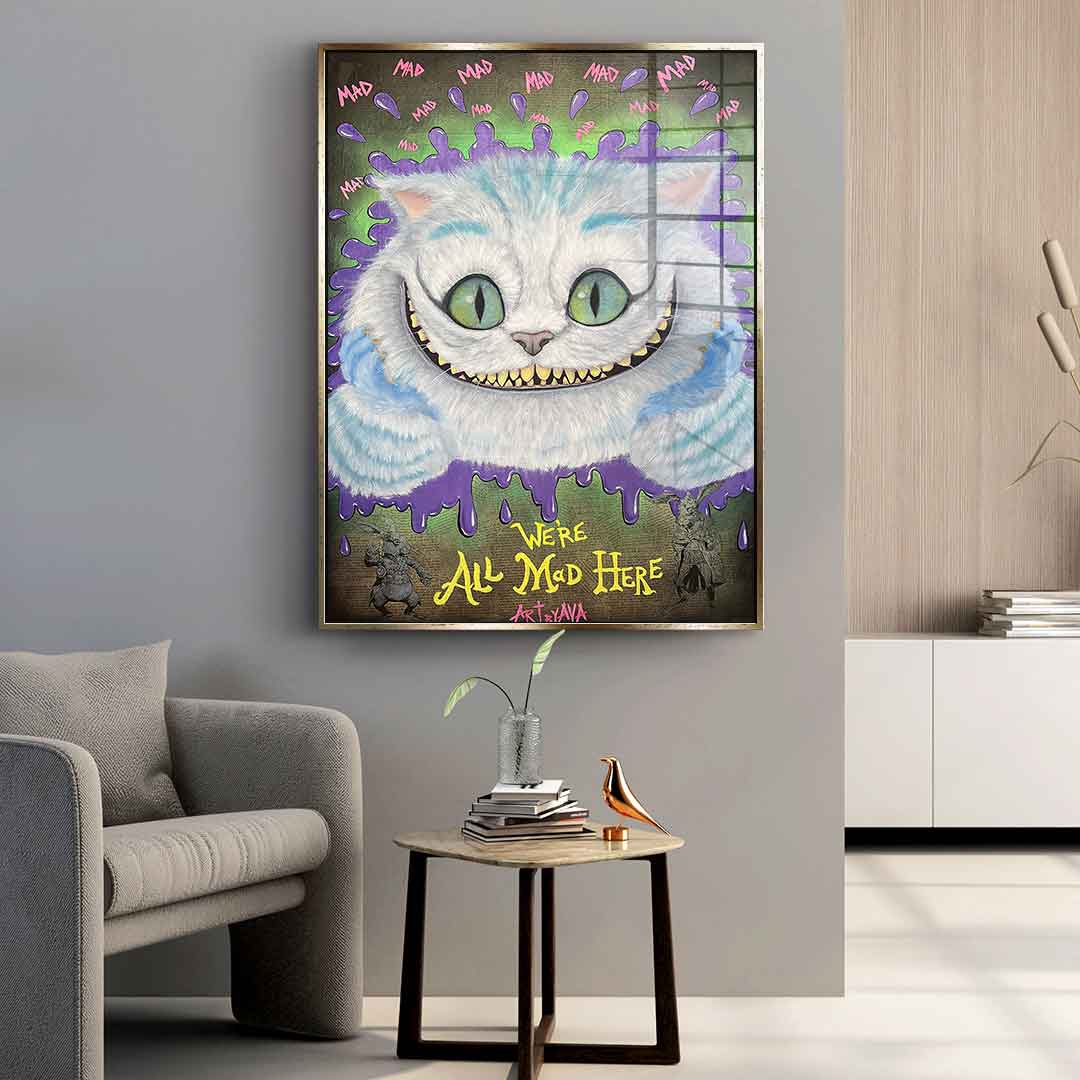 Mad Cat - acrylic glass