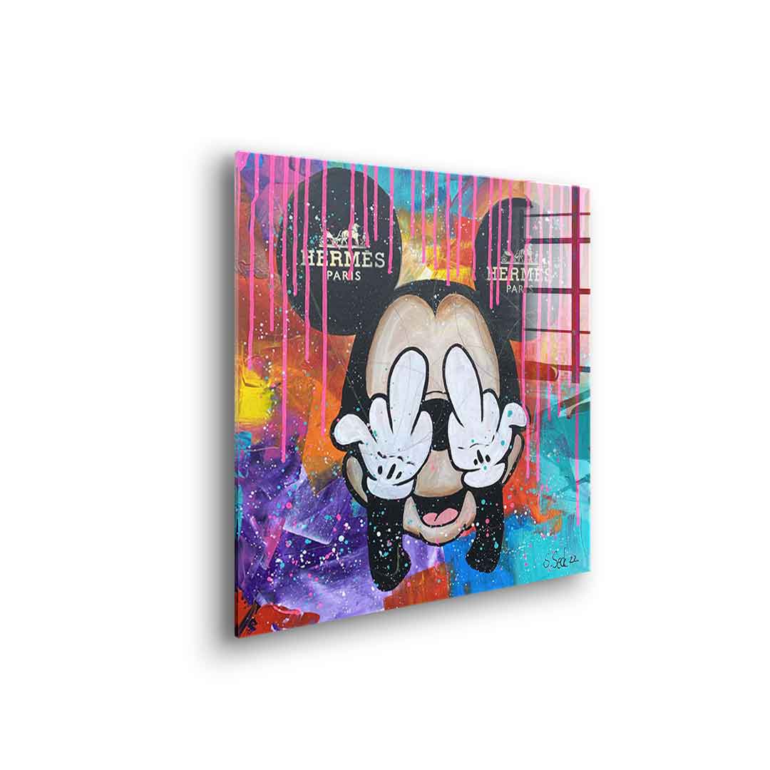 Mickey Hermes - acrylic glass