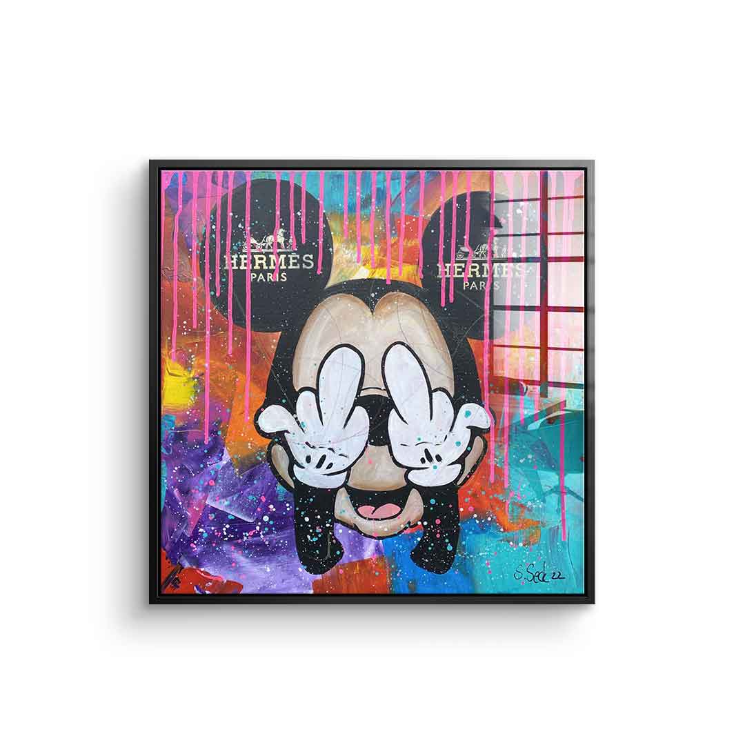 Mickey Hermes - acrylic glass