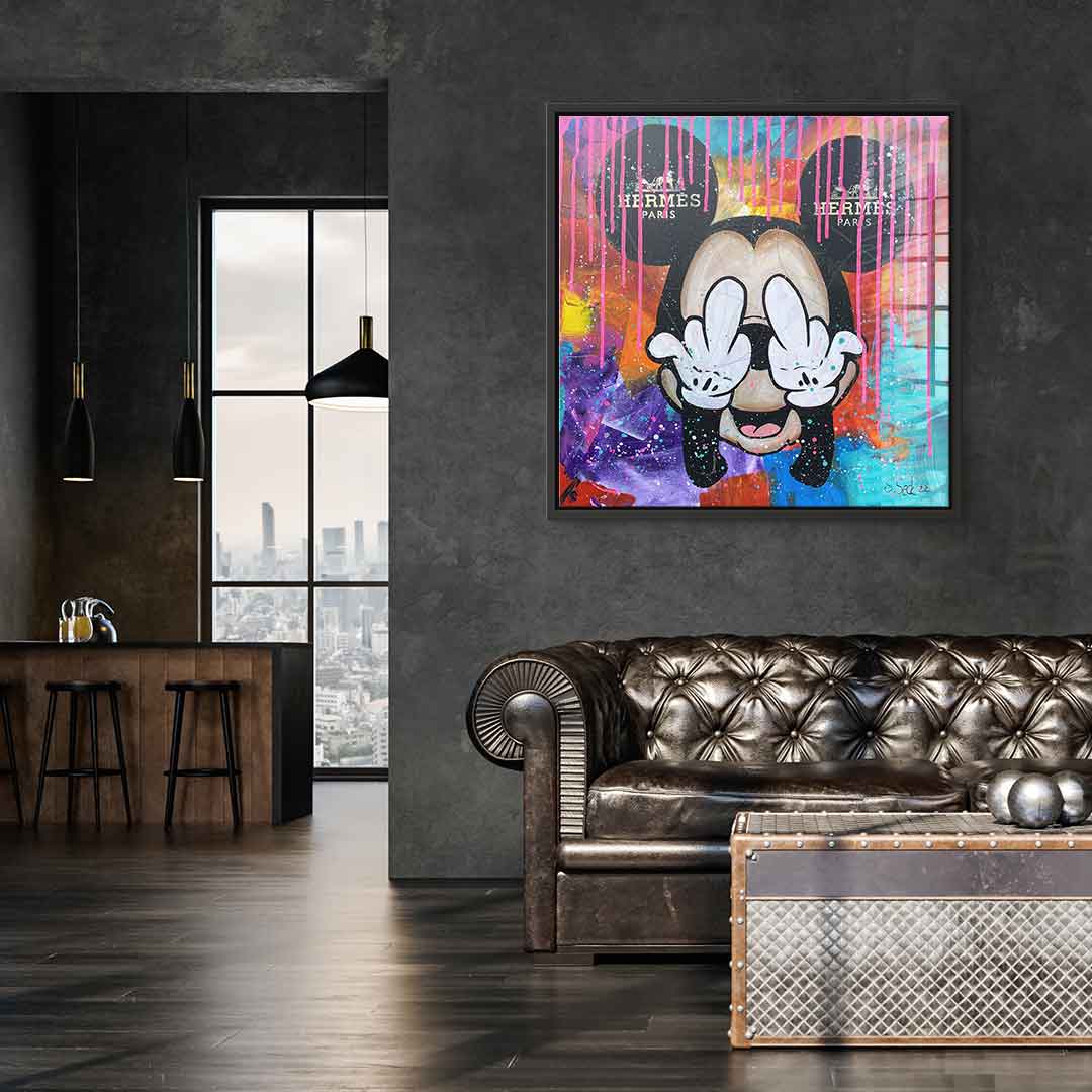 Mickey Hermes - acrylic glass