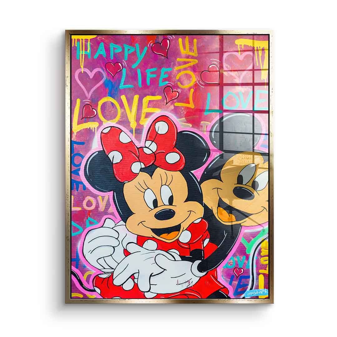 Happy Life - acrylic glass