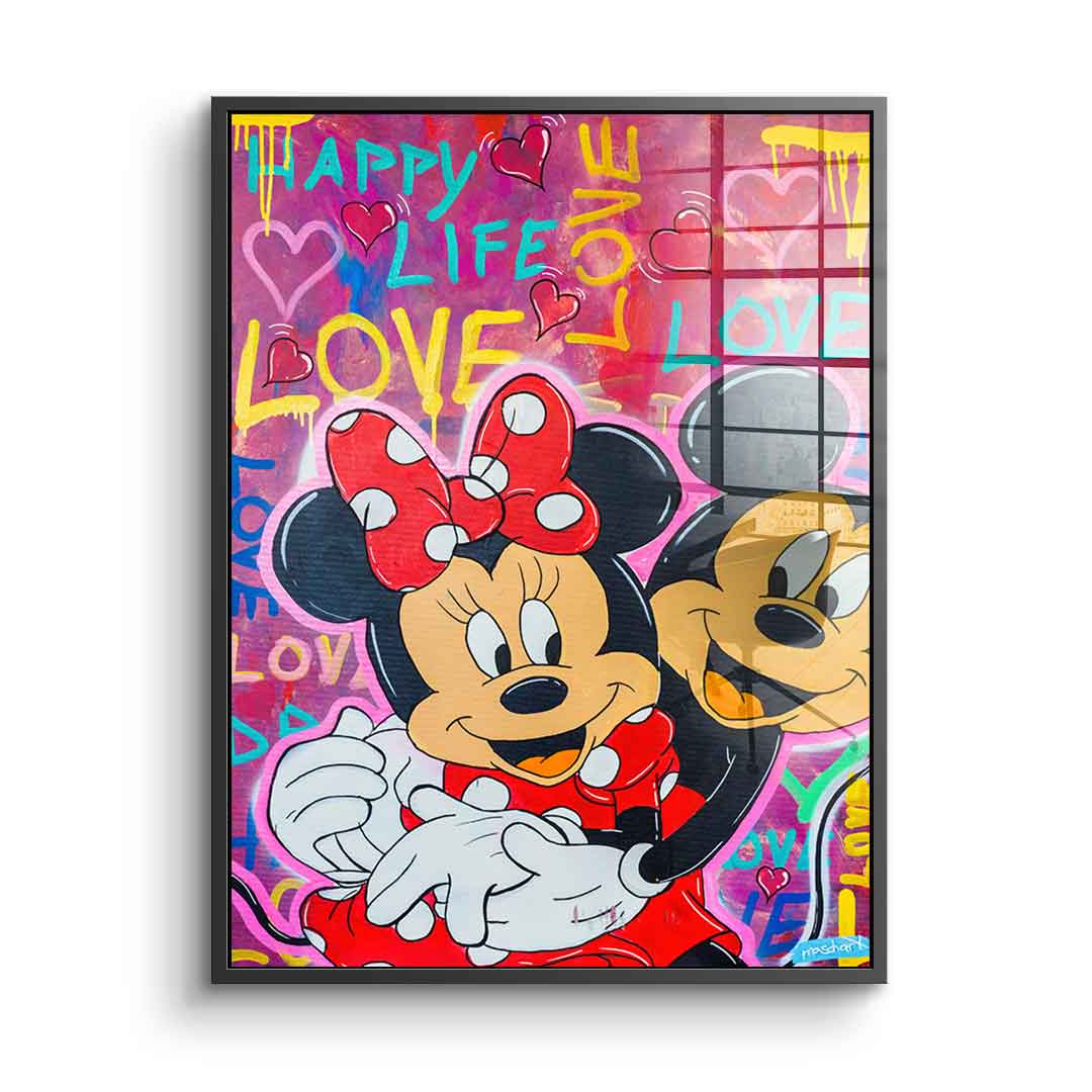 Happy Life - acrylic glass