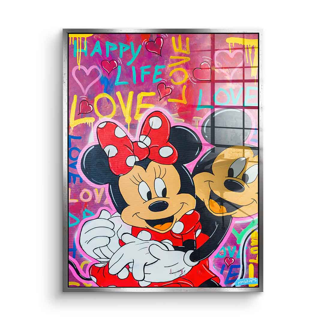 Happy Life - acrylic glass