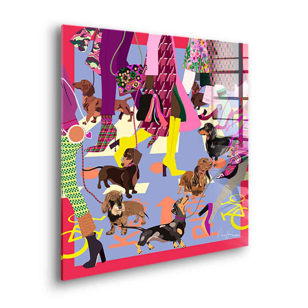 Fashion Girls Doxies - acrylic glass