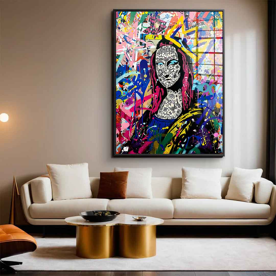 QUEEN MONA OK - acrylic glass