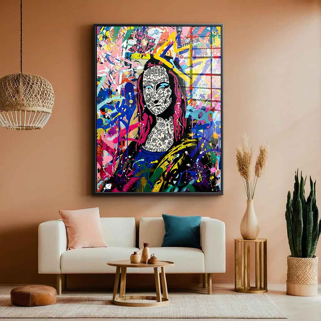 QUEEN MONA OK - acrylic glass