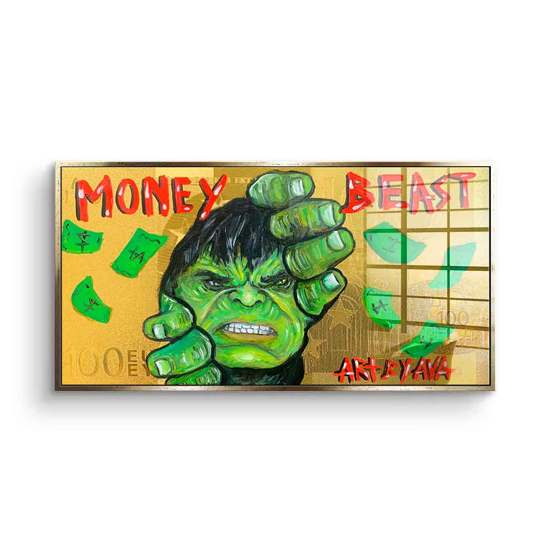 Money Hulk - acrylic glass