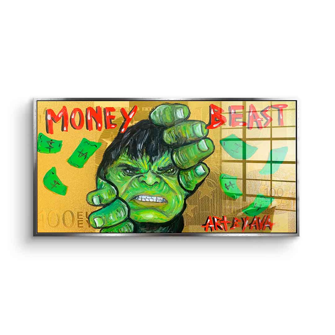 Money Hulk - acrylic glass