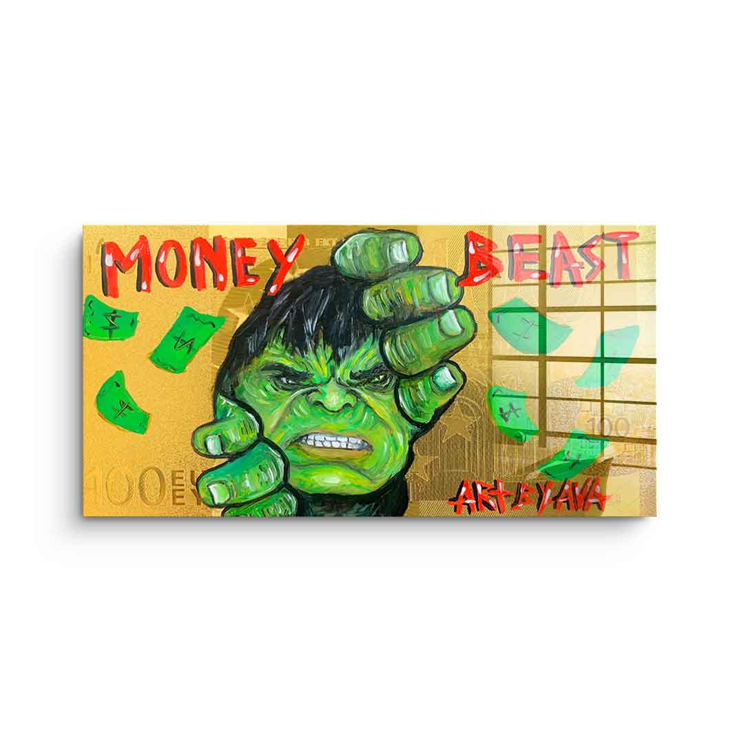 Money Hulk - acrylic glass