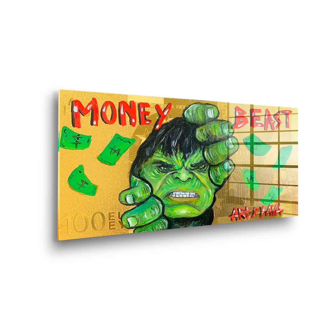 Money Hulk - acrylic glass