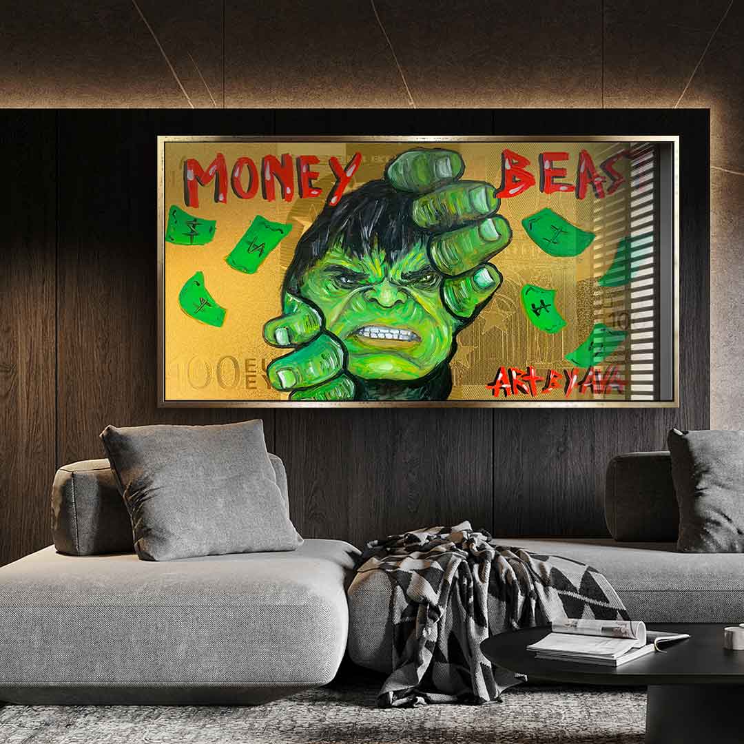 Money Hulk - acrylic glass