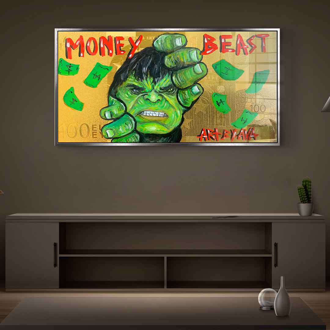 Money Hulk - acrylic glass