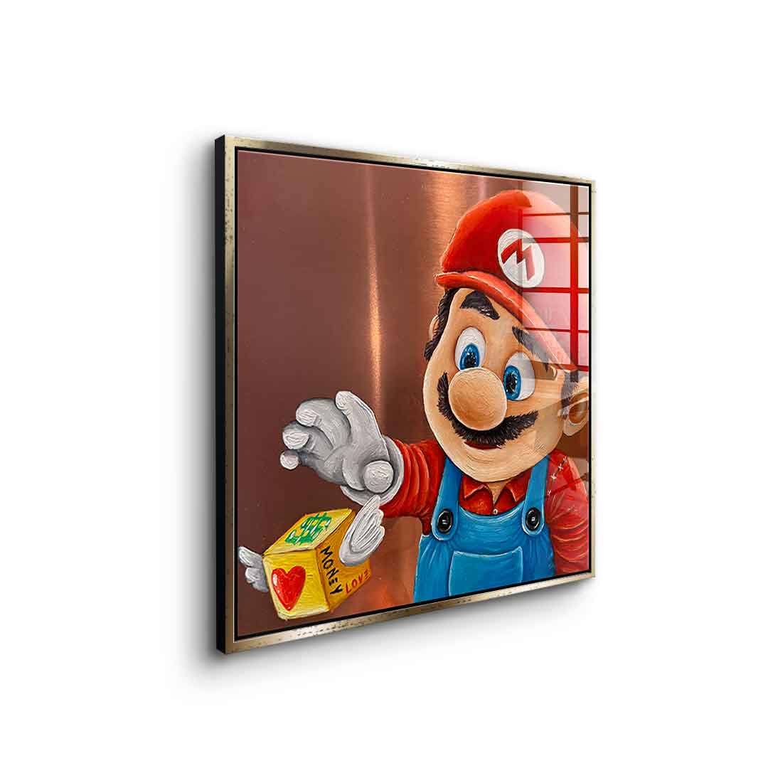 Money Mario - acrylic glass