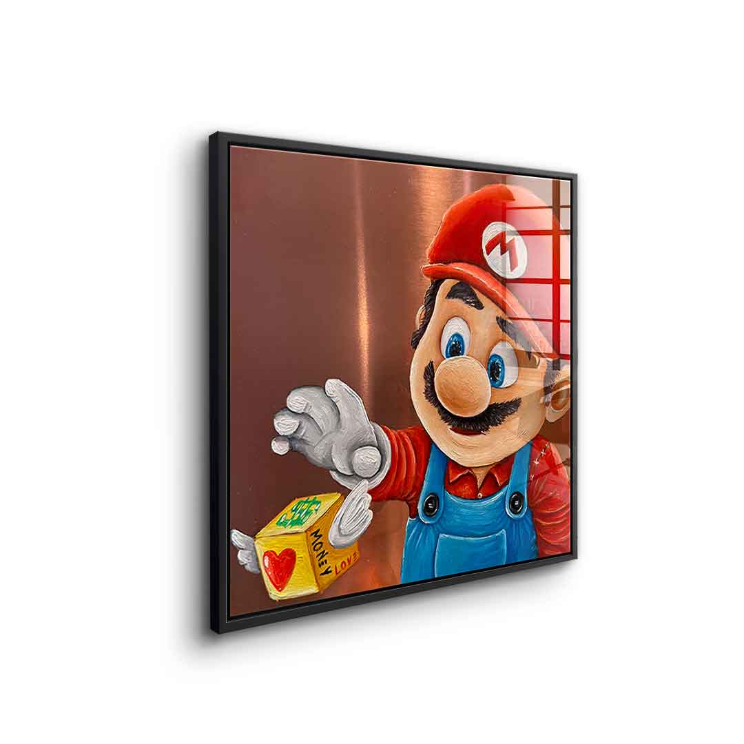 Money Mario - acrylic glass