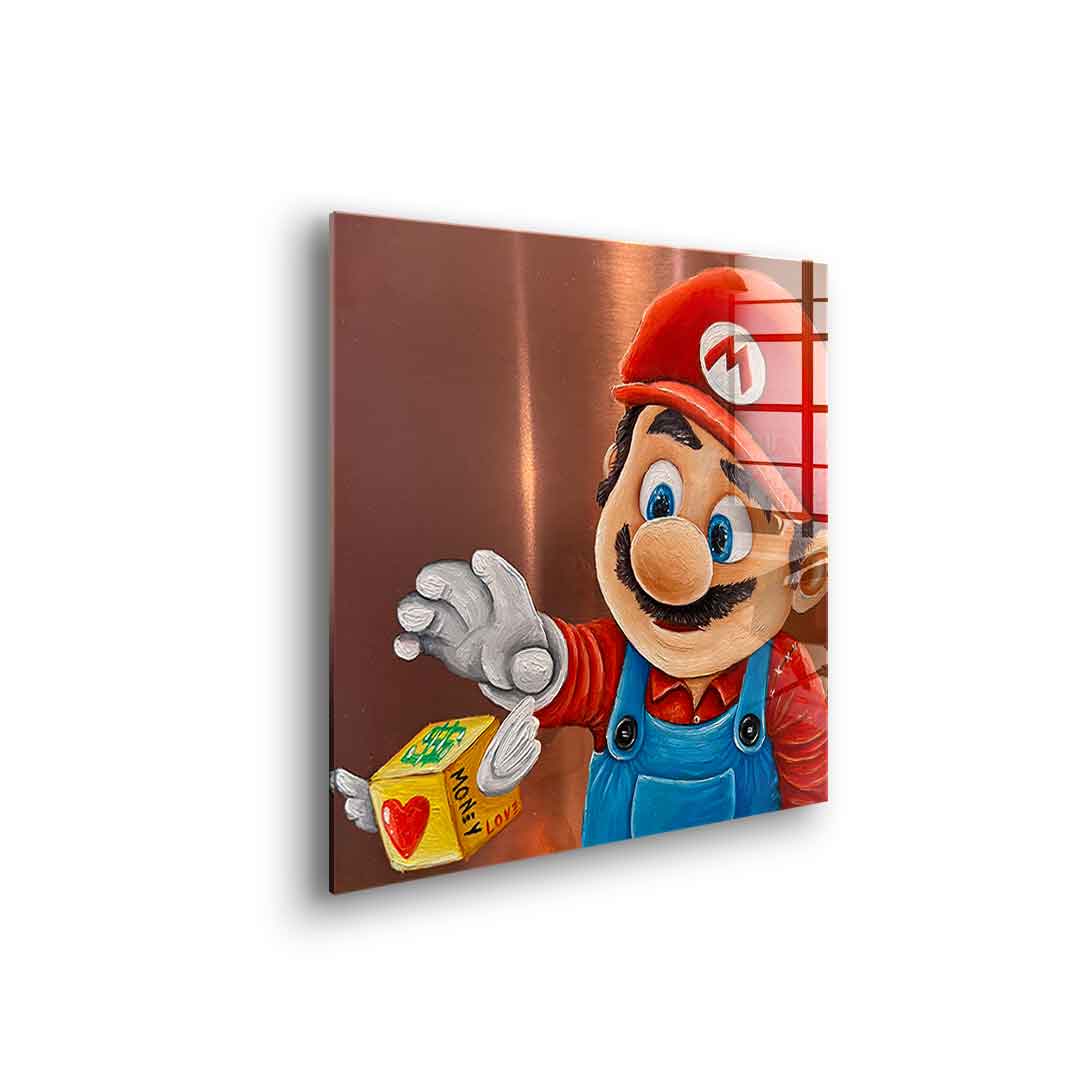 Money Mario - acrylic glass