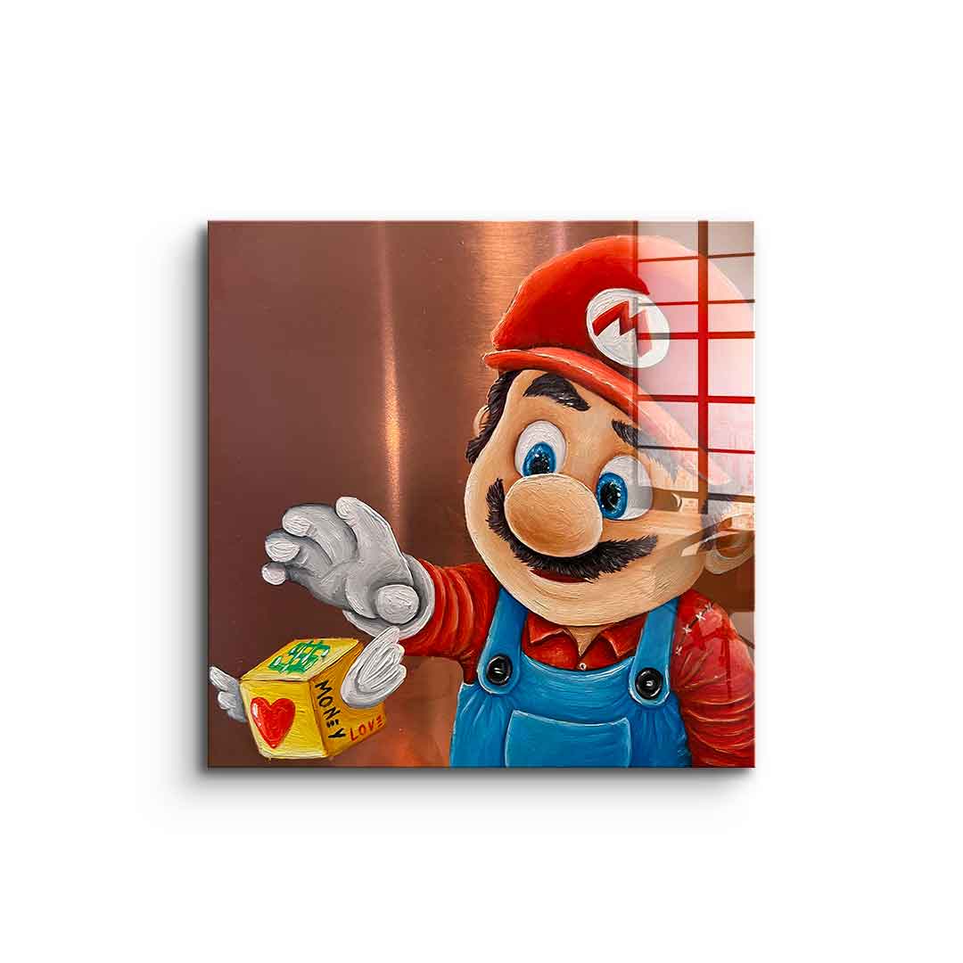 Money Mario - acrylic glass