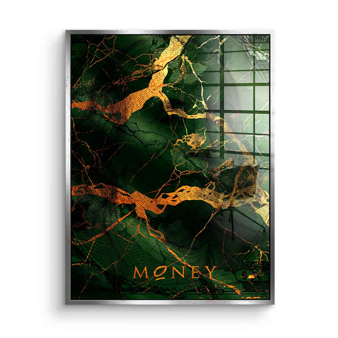 Money and Gold - acrylic glass