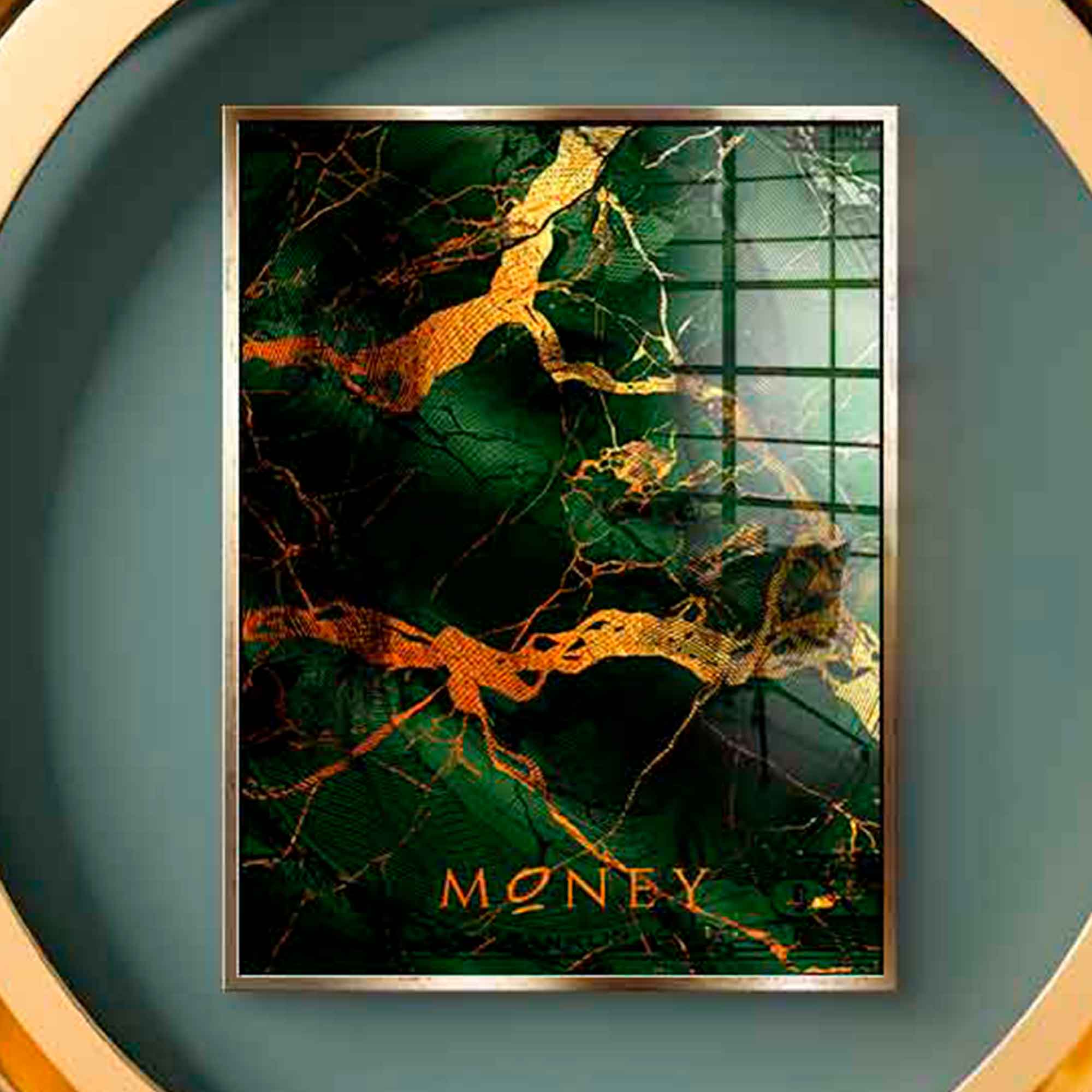 Money and Gold - acrylic glass