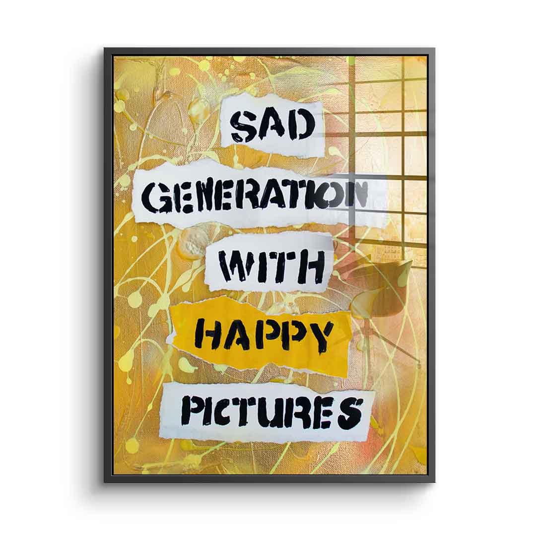 Sad Generation - acrylic glass