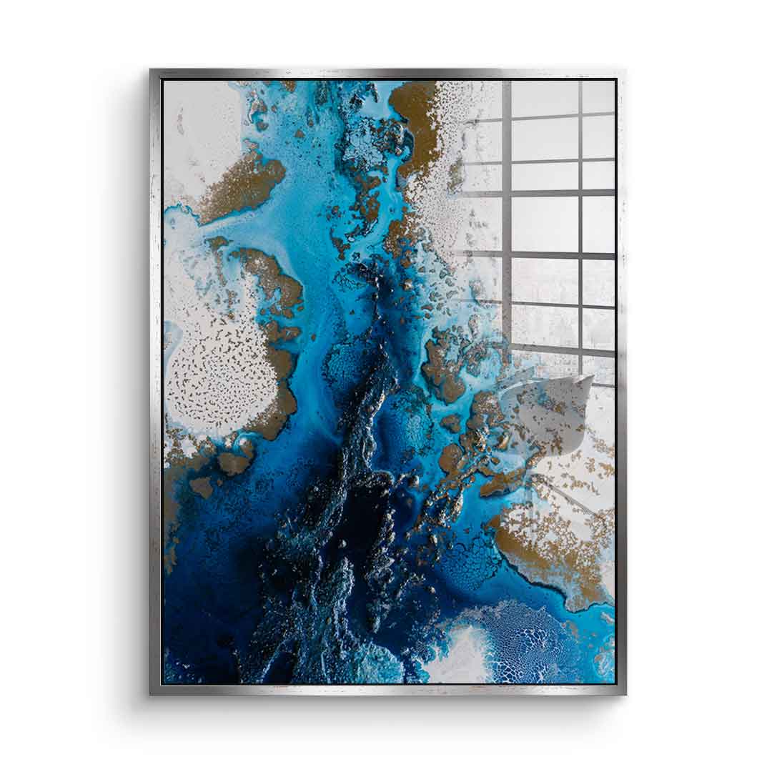 Navy Flow - acrylic glass