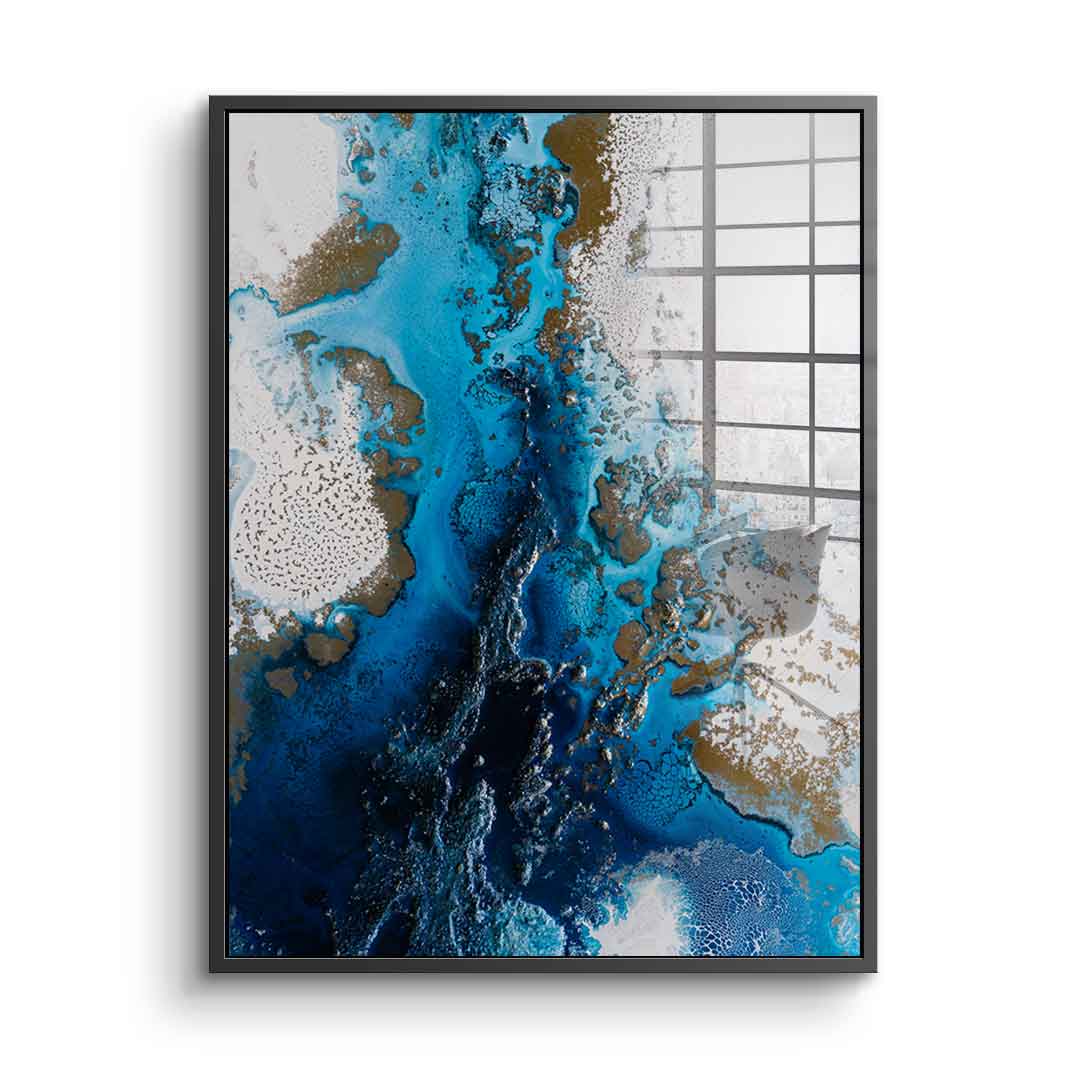 Navy Flow - acrylic glass