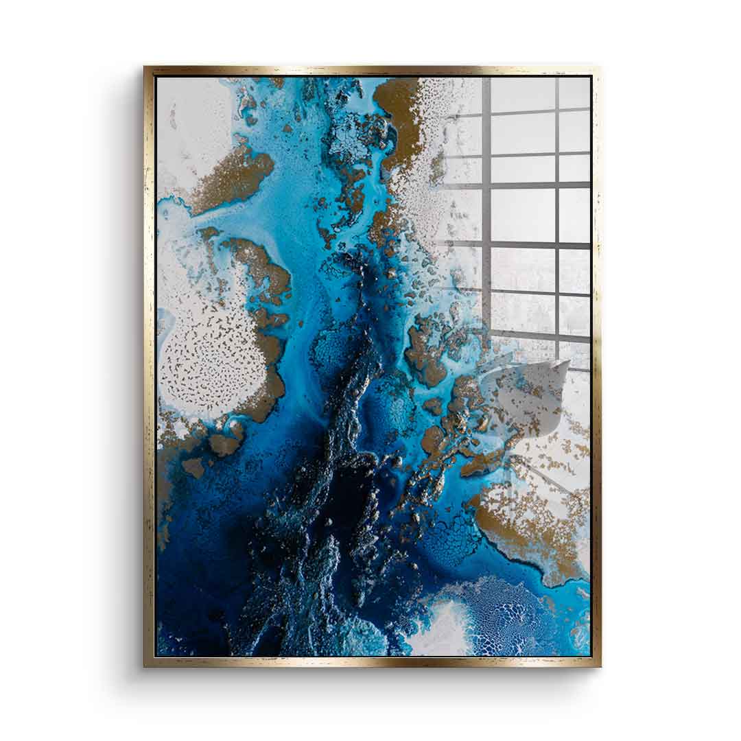 Navy Flow - acrylic glass