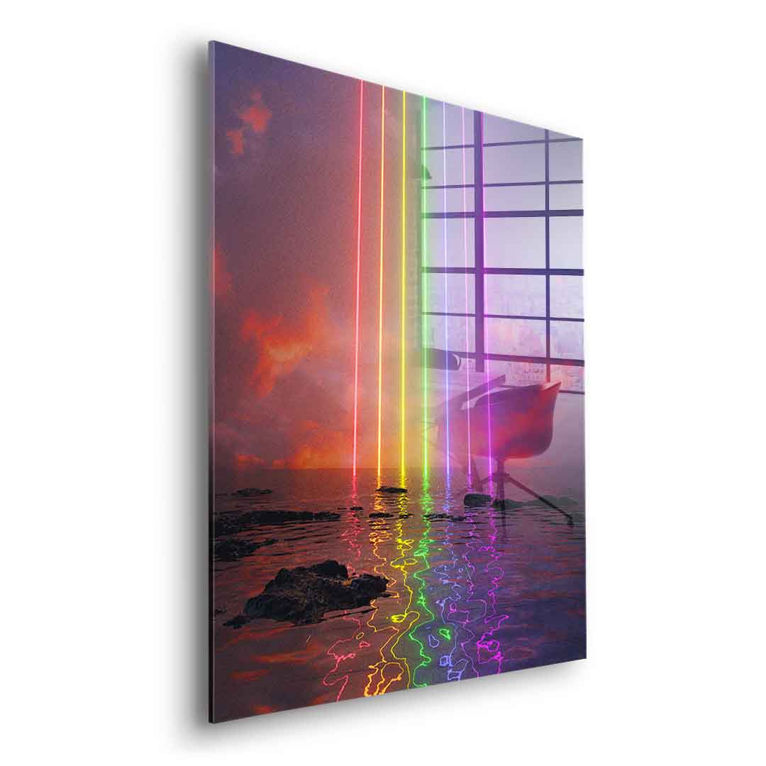 Neon Rainbow - acrylic glass