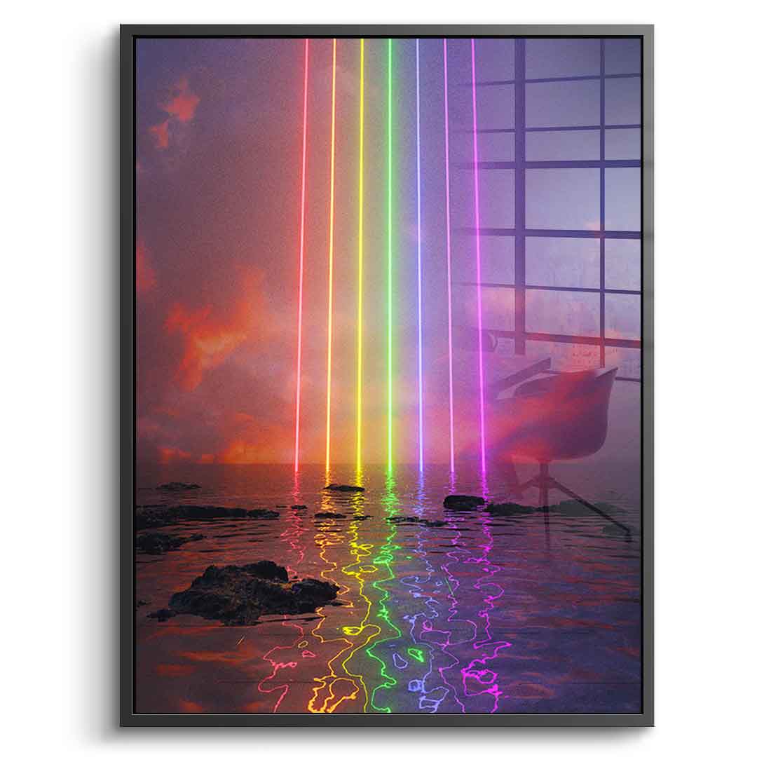 Neon Rainbow - acrylic glass