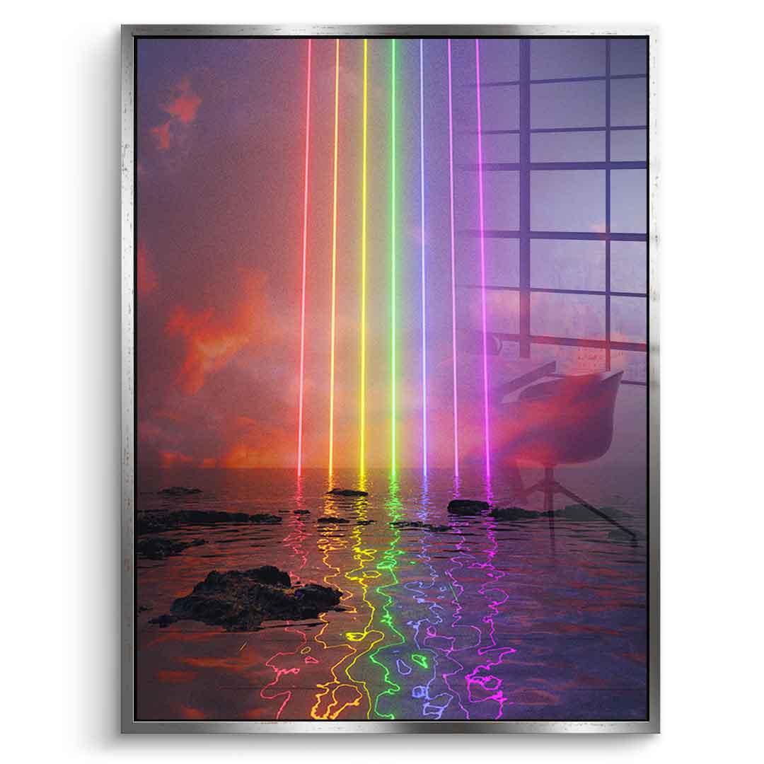 Neon Rainbow - acrylic glass