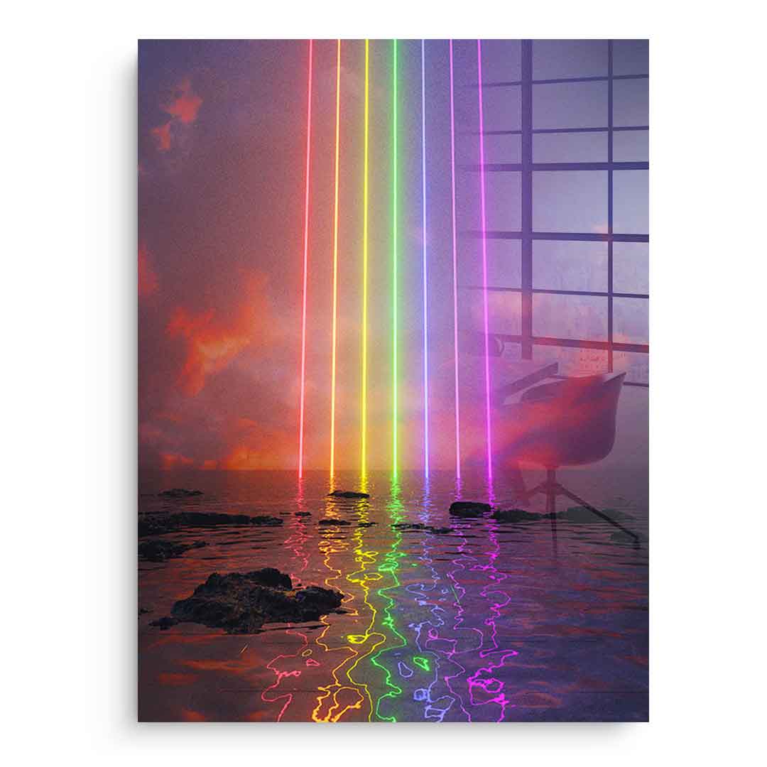 Neon Rainbow - acrylic glass