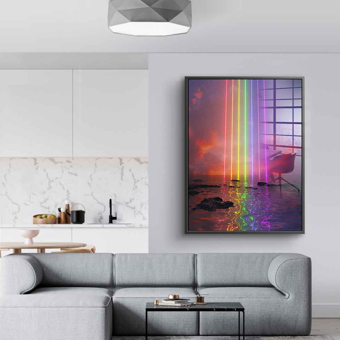 Neon Rainbow - acrylic glass