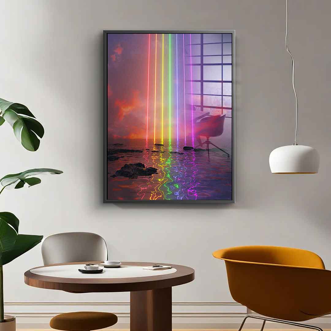 Neon Rainbow - acrylic glass