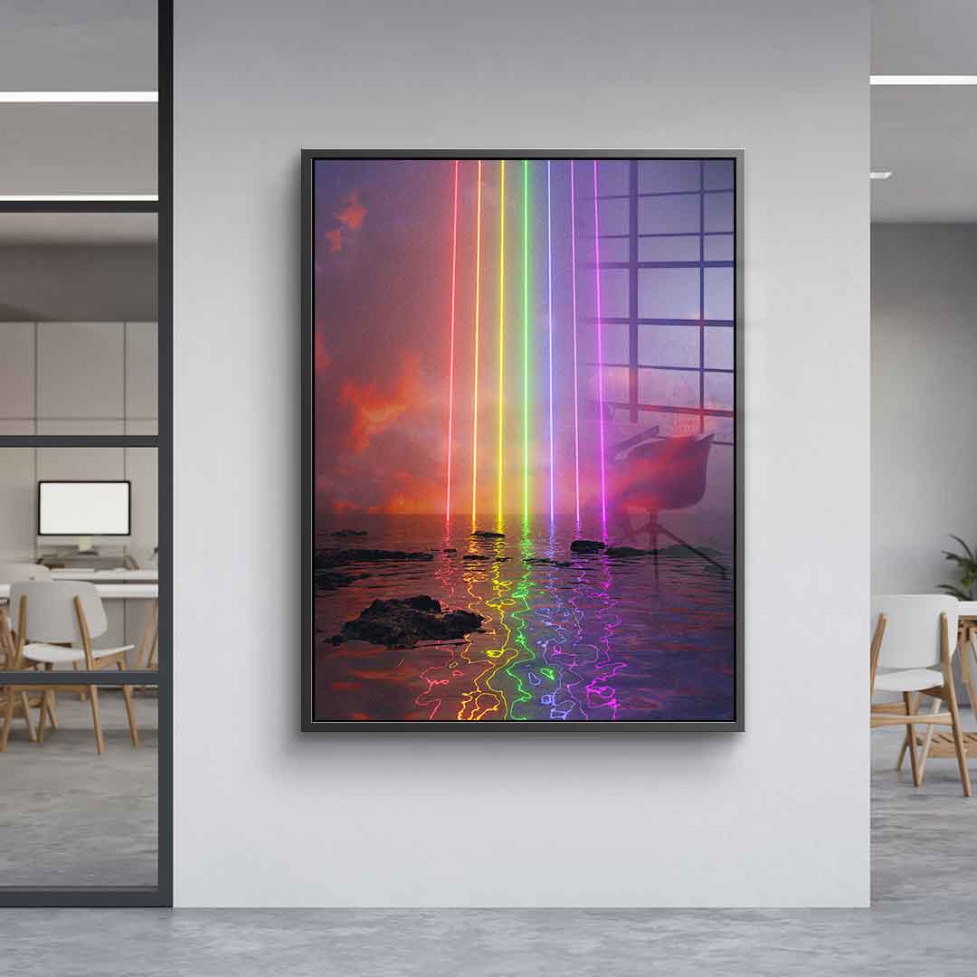 Neon Rainbow - acrylic glass