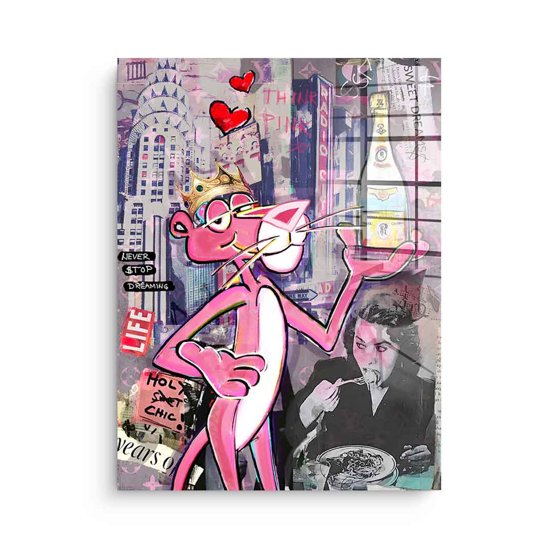 Pink Panther Cristal - acrylic glass