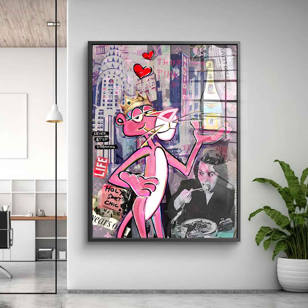 Pink Panther Cristal - acrylic glass