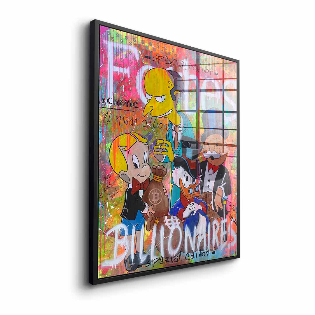 Billionaires - acrylic glass